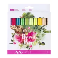   Talens Ecoline Akvarell ecsetfilc készlet - Botanic - Brush Pen (10 db)