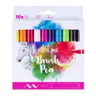   Talens Ecoline Akvarell ecsetfilc készlet - Bright - Brush Pen (10 db)