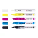 Talens Ecoline Akvarell ecsetfilc készlet - Primary - Brush Pen (5 db)
