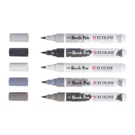   Talens Ecoline Akvarell ecsetfilc készlet - Shadow - Brush Pen (5 db)