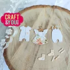 Craft & You Vágósablon - Baby's Clothes - Babaruhák - Cutting Dies (1 csomag)