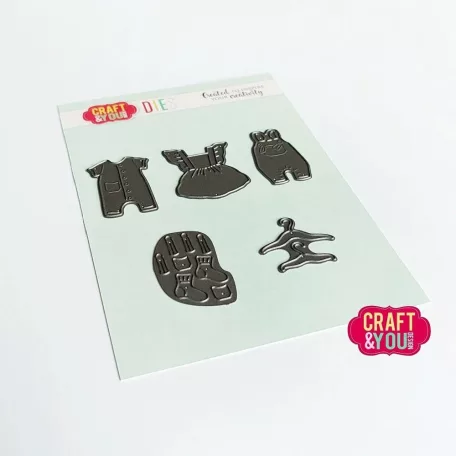 Craft & You Vágósablon - Baby's Clothes - Babaruhák - Cutting Dies (1 csomag)