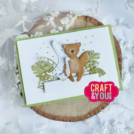Craft & You Vágósablon - Fox Baby Toy - Cutting Dies (1 csomag)