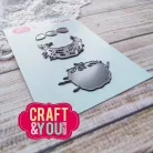 Craft & You Vágósablon - Nest With Eggs - Cutting Dies (1 csomag)