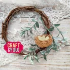Craft & You Vágósablon - Nest With Eggs - Cutting Dies (1 csomag)