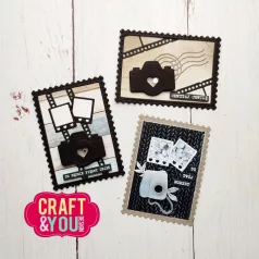   Craft & You Vágósablon - Mini Photo Set - Cutting Dies (1 csomag)