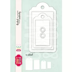 Craft & You Vágósablon - Tag Set - Cutting Dies (1 csomag)