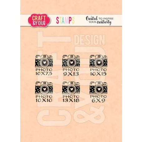 Craft & You Szilikonbélyegző - Mini Cameras Set 2 - Clear Stamps (1 db)