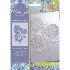   Domborító mappa - Hydrangea Blooms - 3D Embossing Folder (1 db)