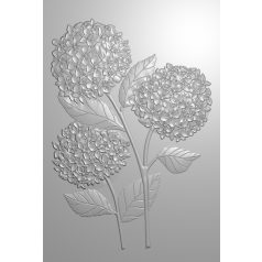   Domborító mappa - Hydrangea Blooms - 3D Embossing Folder (1 db)