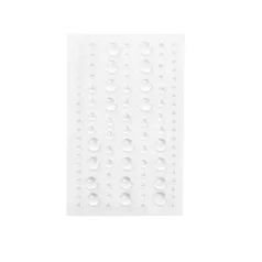 Díszítőelem - Clear - Dew Drops (1 ív)