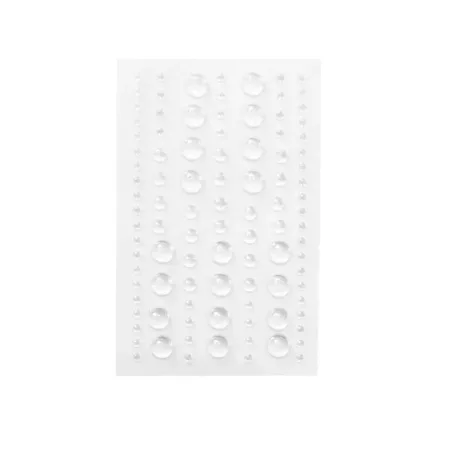 Díszítőelem - Clear - Dew Drops (1 ív)