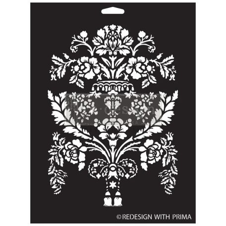 Re-Design with Prima Dekor Stencil 9"x12" - Petit Trianon - Decor Stencils (1 db)