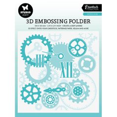   Studio Light Domborító mappa - Dot pattern - 3D Embossing Folder (1 db)