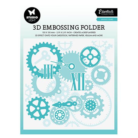 Studio Light Domborító mappa - Dot pattern - 3D Embossing Folder (1 db)