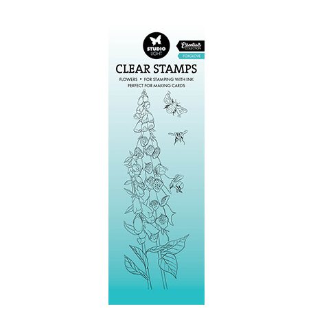Studio Light Szilikonbélyegző - Fox glove - Clear Stamps (1 csomag)