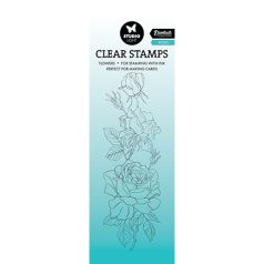   Studio Light Szilikonbélyegző - Roses - Clear Stamps (1 csomag)