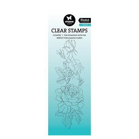 Studio Light Szilikonbélyegző - Roses - Clear Stamps (1 csomag)