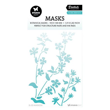 Studio Light Stencil - Floral branch - Masks (1 db)