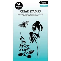   Studio Light Szilikonbélyegző - Echinacea - Clear Stamps - Essentials nr.612 (1 csomag)