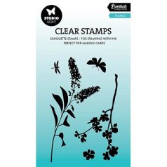   Studio Light Szilikonbélyegző - Florals - Clear Stamps - Essentials nr.614 (1 csomag)