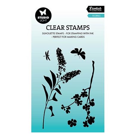 Studio Light Szilikonbélyegző - Florals - Clear Stamps - Essentials nr.614 (1 csomag)