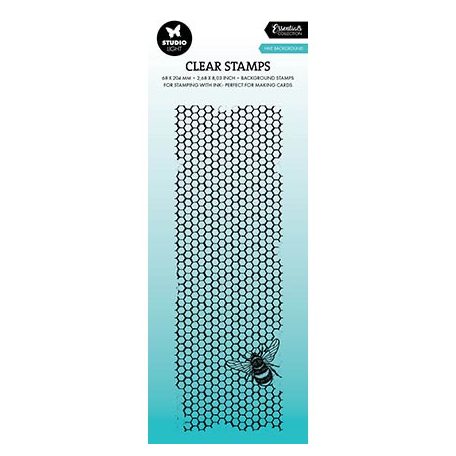 Studio Light Szilikonbélyegző - Hive background - Clear Stamps - Essentials nr.619 (1 db)
