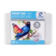   Talens Van Gogh akvarellfesték készlet - 12 szín - Vibrant colours - Watercolour pocket box (1 csomag)