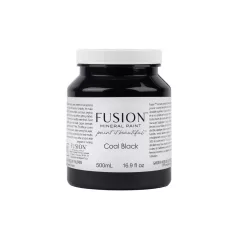 Fusion Mineral Paint bútorfesték Coal Black 500 ml