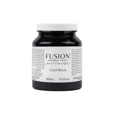 Fusion Mineral Paint bútorfesték Coal Black 500 ml