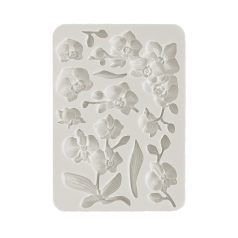   Stamperia Szilikon öntőforma A5 - Orchids and Cats - Orchids - Silicon Mould (1 db)