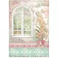 Stamperia Rizspapír A4 - Orchids and Cats - Window - Rice Paper (1 ív)