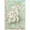 Stamperia Rizspapír A4 - Orchids and Cats - White Orchid - Rice Paper (1 ív)