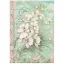 Stamperia Rizspapír A4 - Orchids and Cats - White Orchid - Rice Paper (1 ív)
