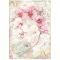 Stamperia Rizspapír A4 - Orchids and Cats - Pink Orchid - Rice Paper (1 ív)