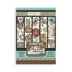   Stamperia Washi matrica  - Sir Vagabond in Fantasy World -  - Washi Pad (8 ív)