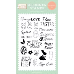   Carta Bella Szilikonbélyegző Here Comes Easter Bunny Hop Clear Stamps (1 ív)