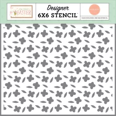   Carta Bella Stencil Here Comes Easter 6" (15 cm) Love Grows Here Stencil (6 lap)