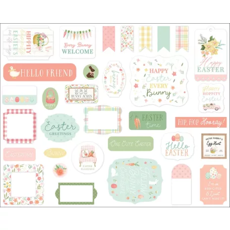Carta Bella Kivágatok Here Comes Easter Ephemera (1 db)