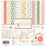   Carta Bella Scrapbook Papírkészlet Here Comes Easter 12" (30 cm) Collection Kit (1 csomag)