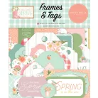 Carta Bella Kivágatok Here Comes Spring Frames & Tags (1 ív)