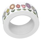 Dekorációs ragasztószalag LF3332, flower garden / Foiled Washi Tape (1 db)