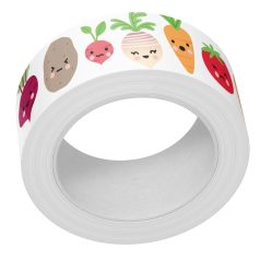   Dekorációs ragasztószalag , happy veggies / Foiled Washi Tape (1 db)