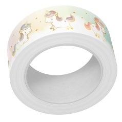   Dekorációs ragasztószalag , unicorn party foiled / Washi Tape (1 db)