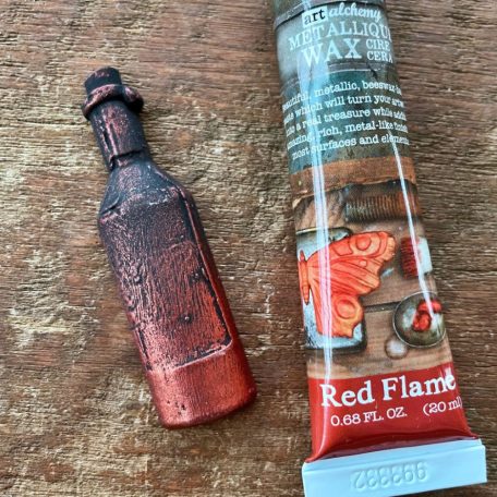 Finnabair Viaszpaszta Red Flame Art Alchemy Metallique Wax (20 ml)