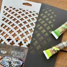 Finnabair Skylights Stencil 6"X9" - 15x23cm (1 db)