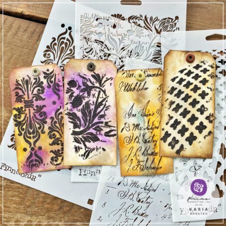 Finnabair Manor House Stencil 6"X9" - 15x23cm (1 db)