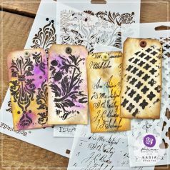   Finnabair Calculations Stencil 6"X9" - 15x23cm (1 db)