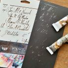 Finnabair Calculations Stencil 6"X9" - 15x23cm (1 db)