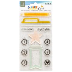   American Crafts Vicki Boutin Discover + Create Szilikonbélyegző Clear Stamps (1 csomag)
